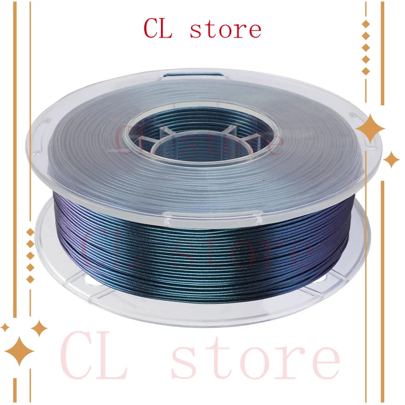 

Burnt Titanium PETG Filament 1.75mm 1KG 3D Printer Filament Materials Chameleon PLA Changing Colors with Light High Fludity