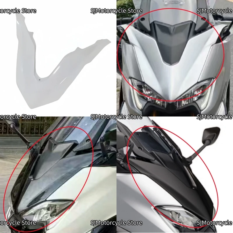 Front Headlight Hood Fairing Panel Cover Nose Head Cowl Fit for Yamaha T-MAX530 TMAX530 2017-2019 T-MAX560 TMAX560 2019-2021