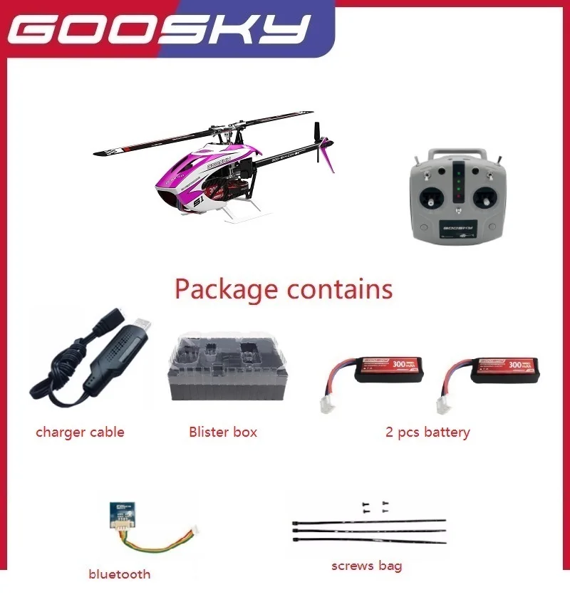 Orginal Goosky S1 Bnf/ RTF 6ch 3d Stunt Double Brushless Motor