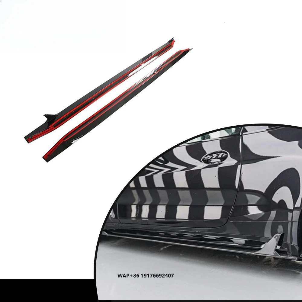 

ForBMW 3 Series G80 M3 21-22 Dry Carbon Fiber Side Skirt Extension Lip Splitter