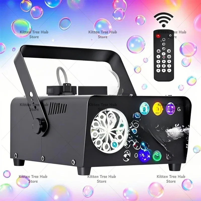 600W Bubble Smoke Machine With Remote Control for DJ Party Nightclub Activities