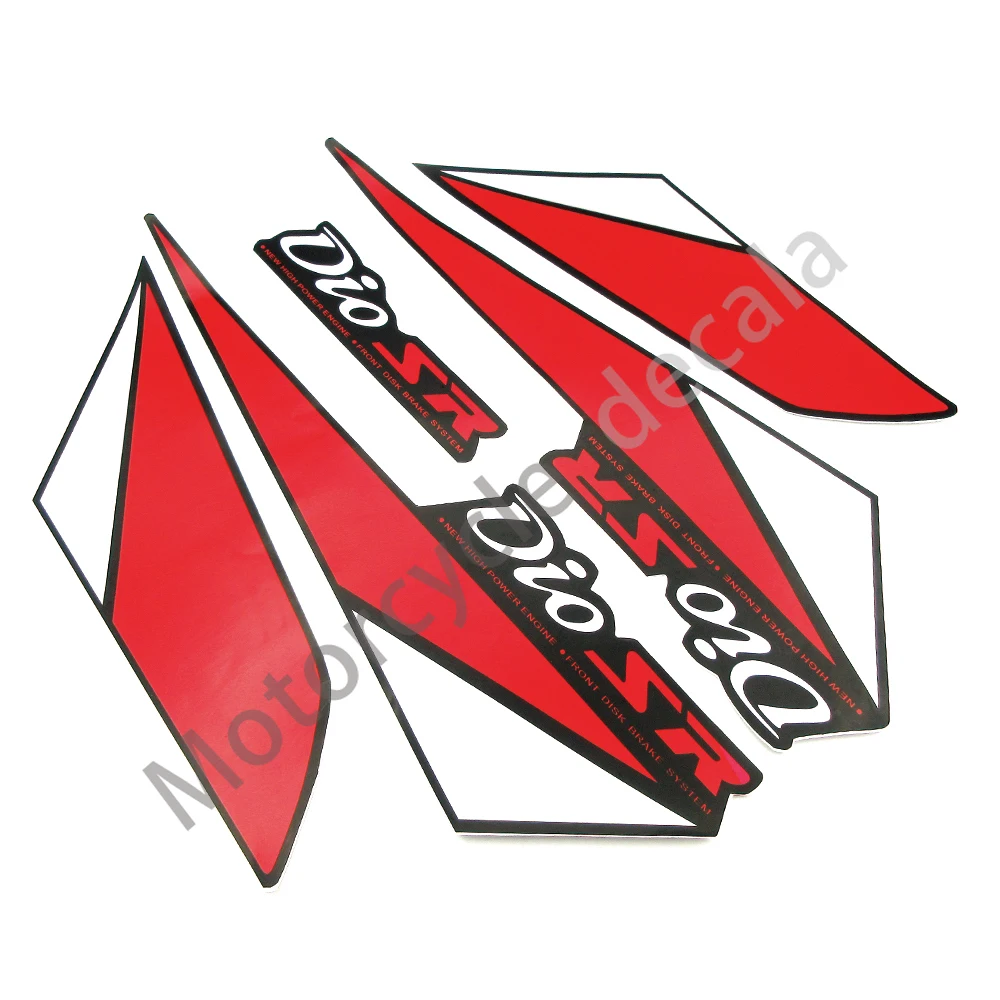 Adesivo decorativo de logotipo decalque para motocicleta, Adesivos de carenagem do corpo inteiro, Honda Dio SR DIO50 AF17 AF18 AF27 AF28, Novo