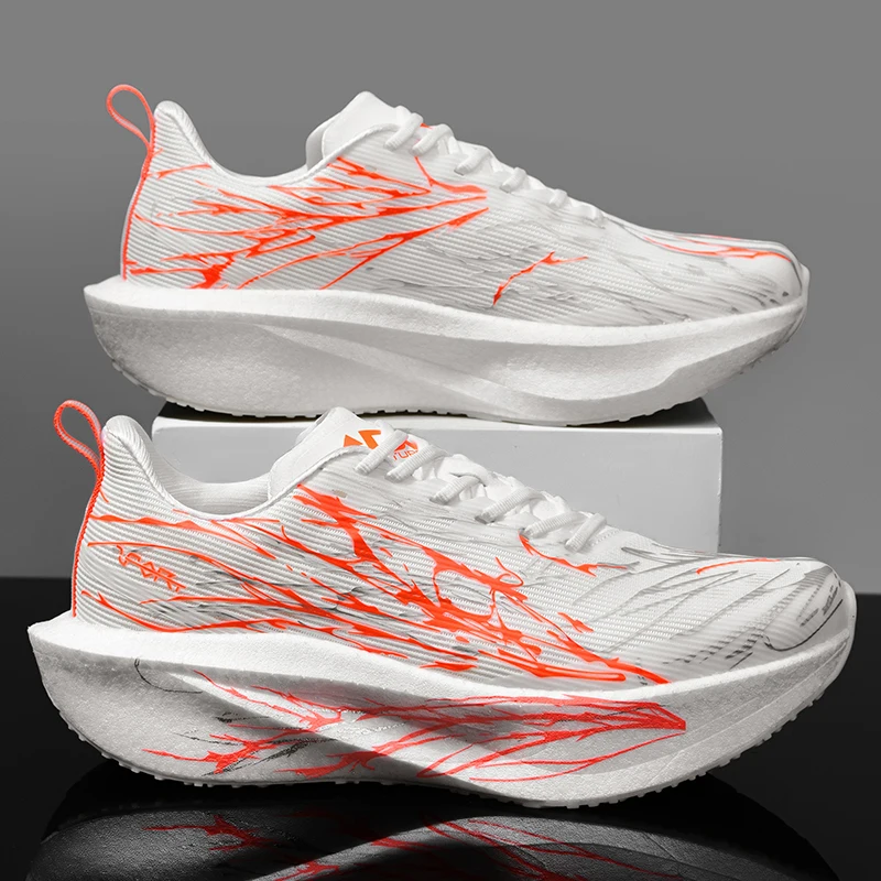 Men's Running Shoes Off-Road Shoes Cushioning Jogging Non-Slip Breathable Mesh Luxury Shoes Outdoor Couple Trainer Race Sneakers - view 5