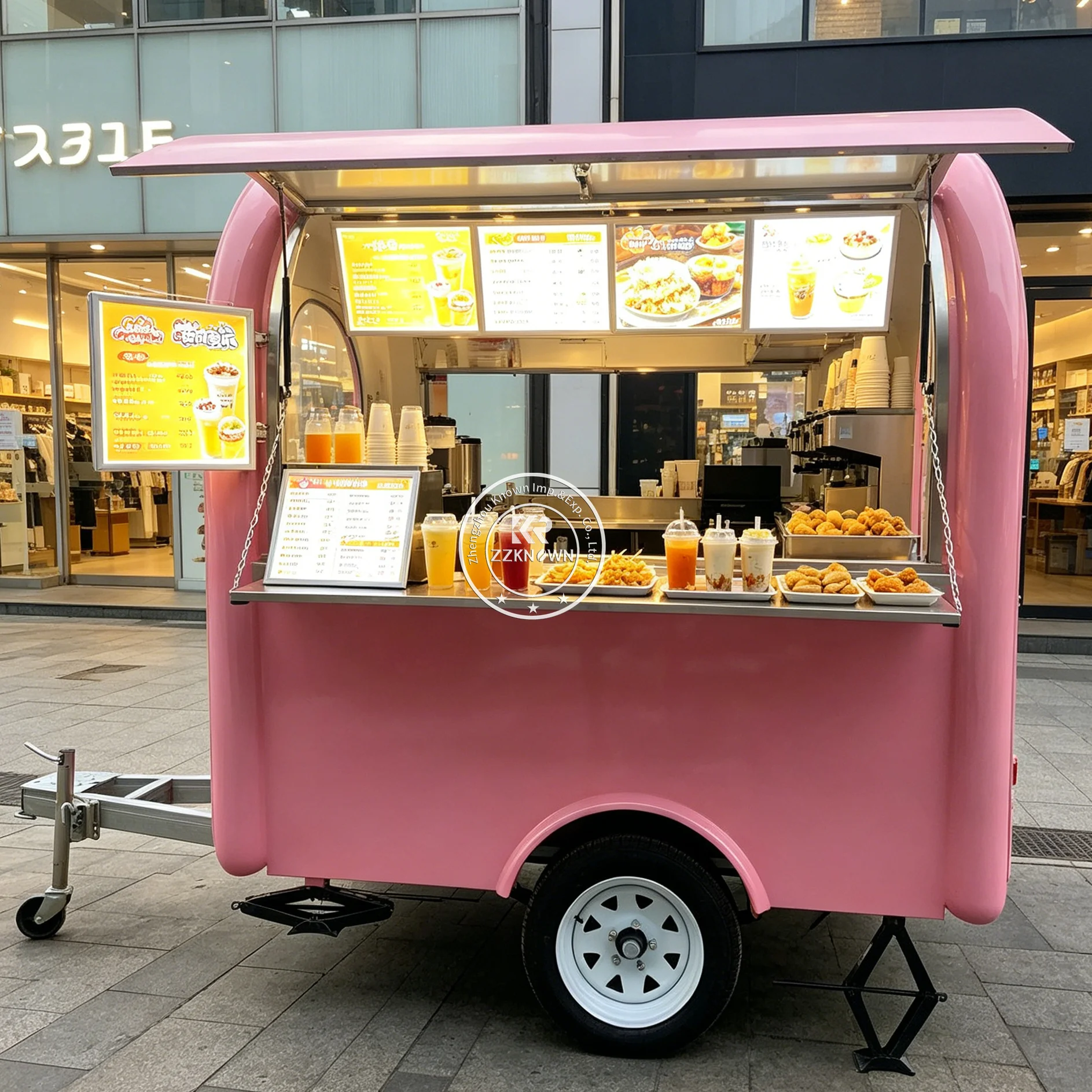 

Concession Food Trailer Street Pizza Snack Coffee Catering Trailer Street Mobile Kitchen Truck Food Truck With Fully Equipped