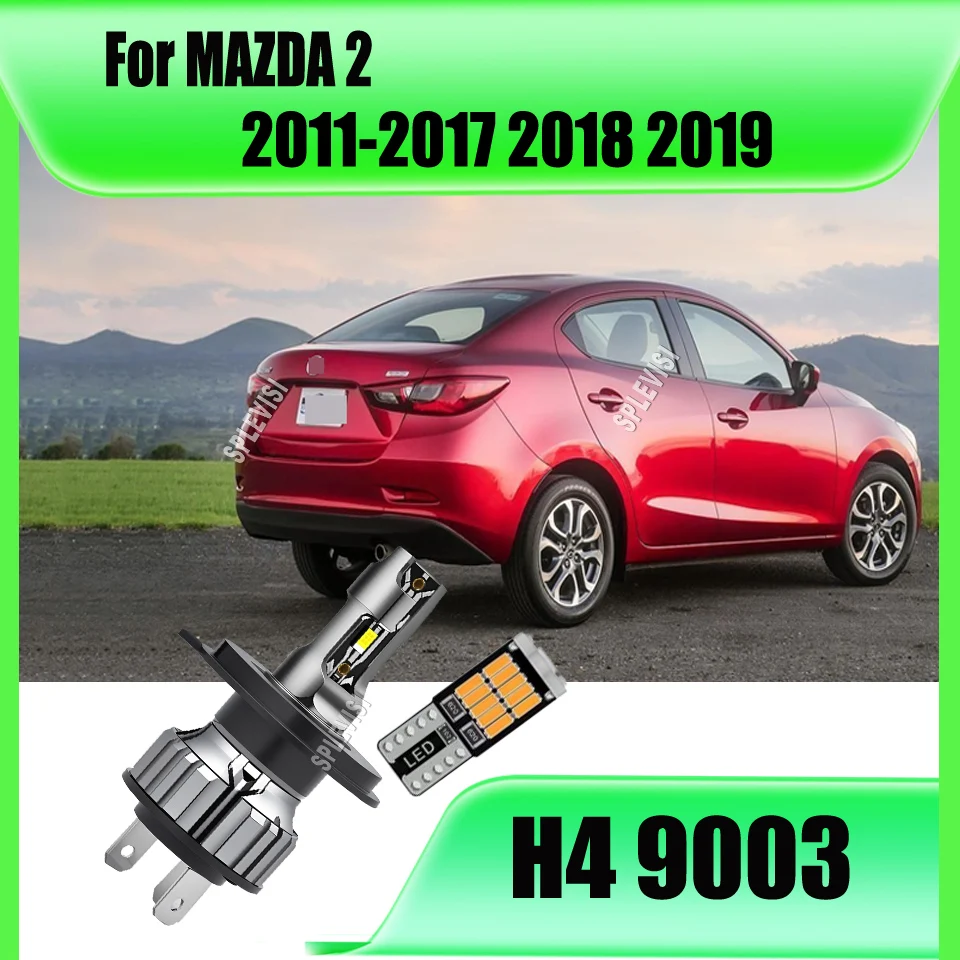 

ampoule led H4 9003 LED Car Headlight Car Lights High Low Beam For MAZDA 2 2011 2012 2013 2014 2015 2016 2017 2018 2019