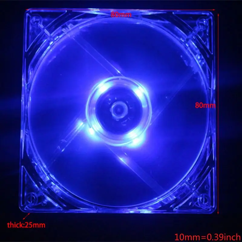 PC ケース ファン CPU クーラー カラフルなシャーシ ラジエーター システム 80mm RGB 冷却ファン