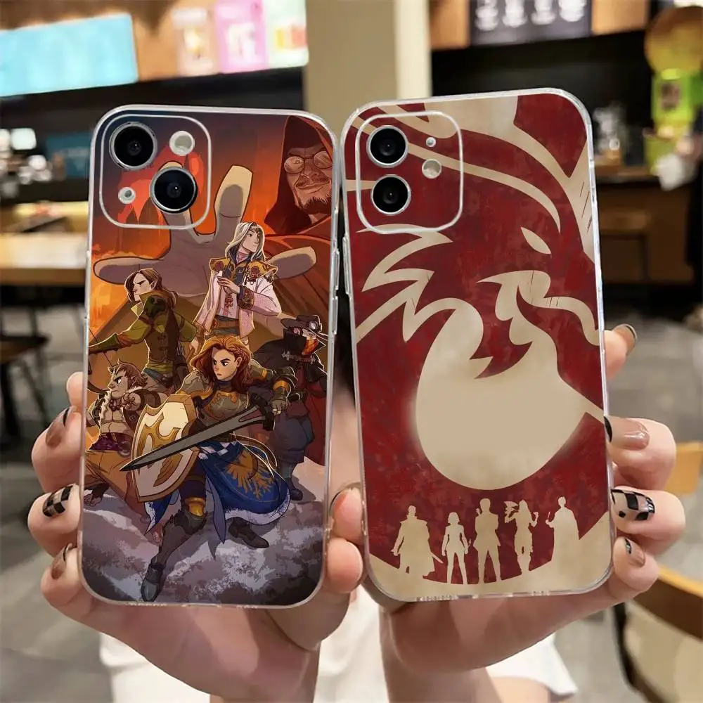 

D&D Dungeons and D-Dragons Game Phone Case For iPhone17,16,15,14,13,12,11 Plus,Pro Max Soft Transparent Cover