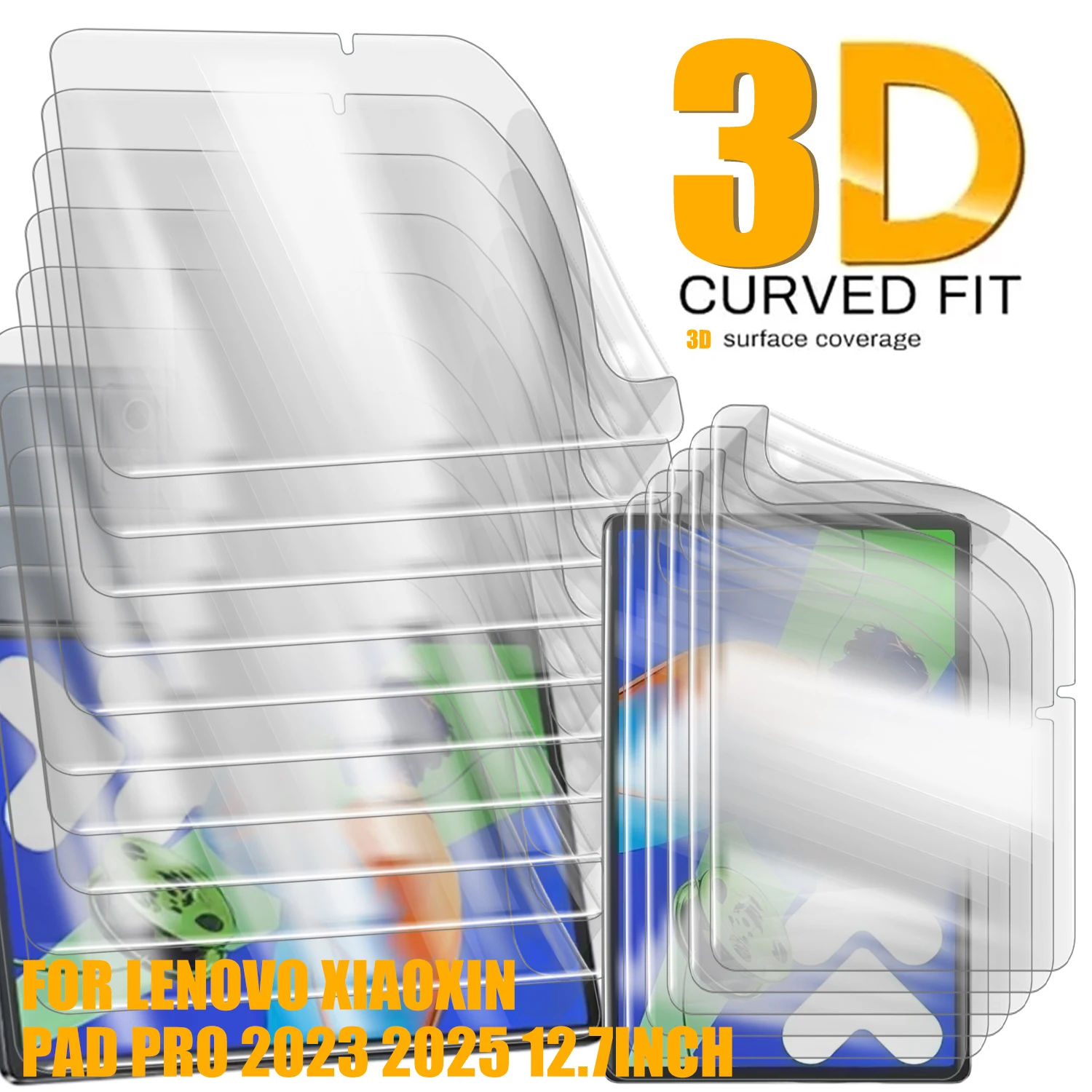 

For Lenovo Xiaoxin Pad Pro 12.7inch 2025 Soft TPU Hydrogel Films Tablet Full Cover Screen Protector For Lenovo Xiaoxin Pad Pro