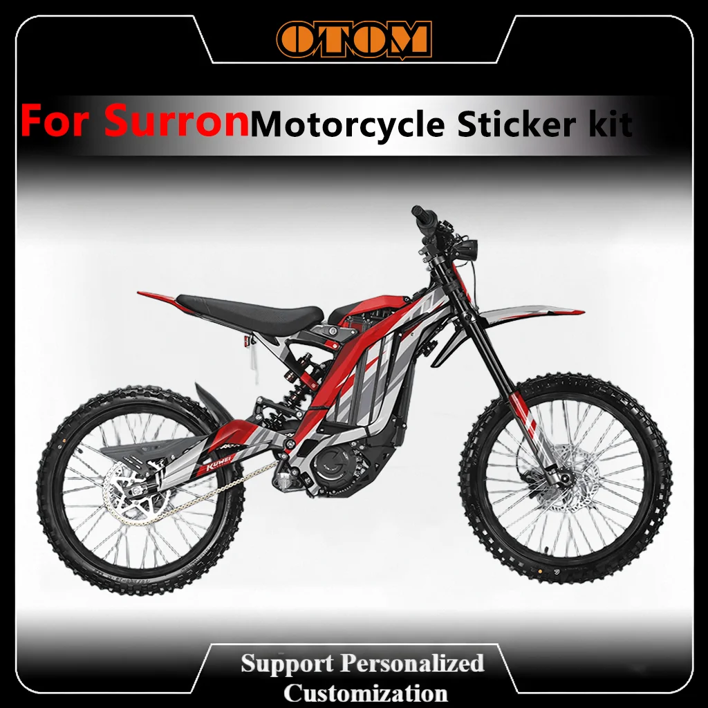 Customize Motocross Full Sticker Kit For SURRON Light Bee X S 2022-2025 Holographic Chrome Gravel Graphics Decals