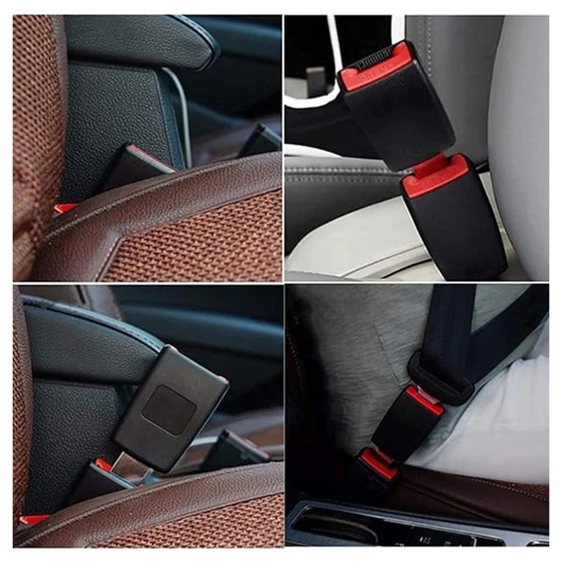 Universal Car Safety Belt 804 Seat Belt Extension Plug Buckle Seatbelt Clip Adjustable Extender Child Universal Lengthening