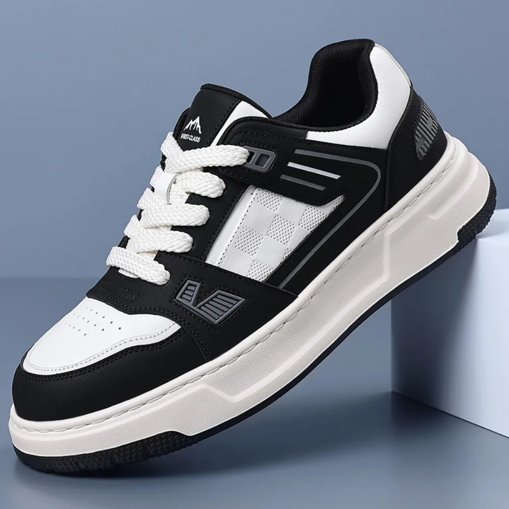 Thick Cushion Men Leisure Shoes Plush Soft Insole Breathable Mesh Anti-slip Sole for All-day Sports and Leisure