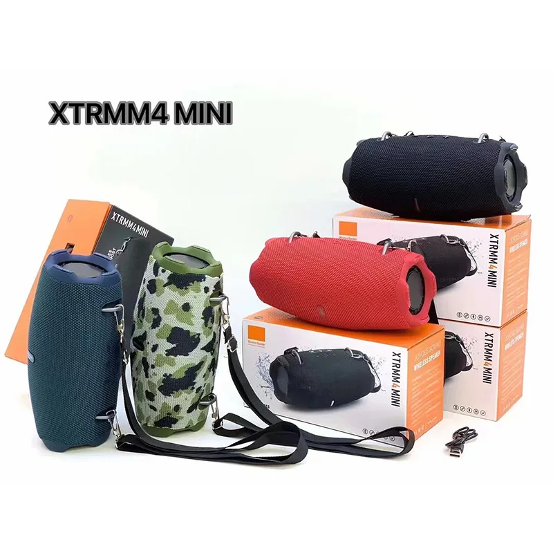 مصنع الجملة ميني إكستريم 4 سماعة لاسلكية تعمل بالبلوتوث المتكلم في الهواء الطلق مضخم صوت باس صندوق الصوت متعدد الوظائف