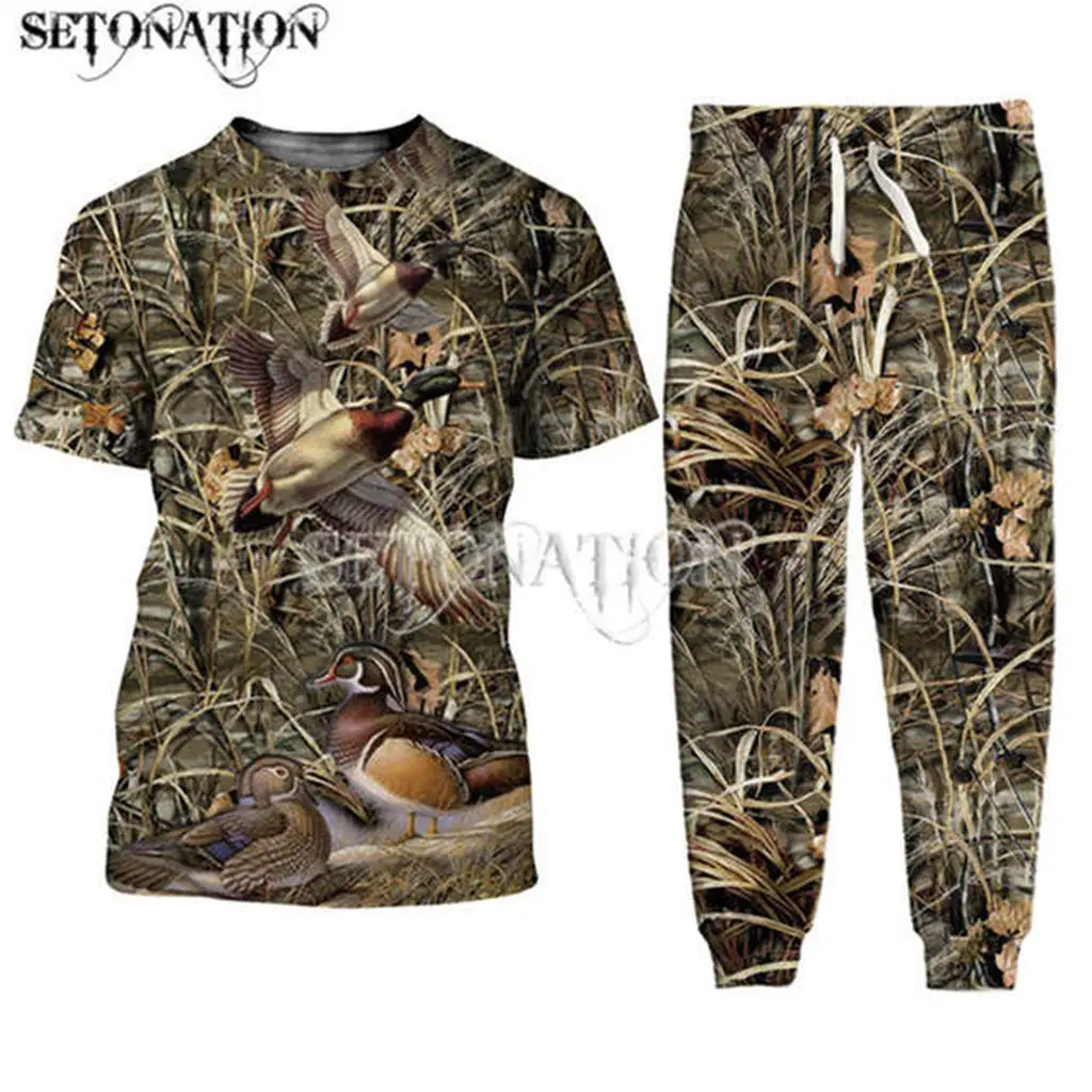 Camo-Hunting men/women New fashion cool 3D print fashion hoodies/sweatshirt/pants/Tracksuit dropshipping