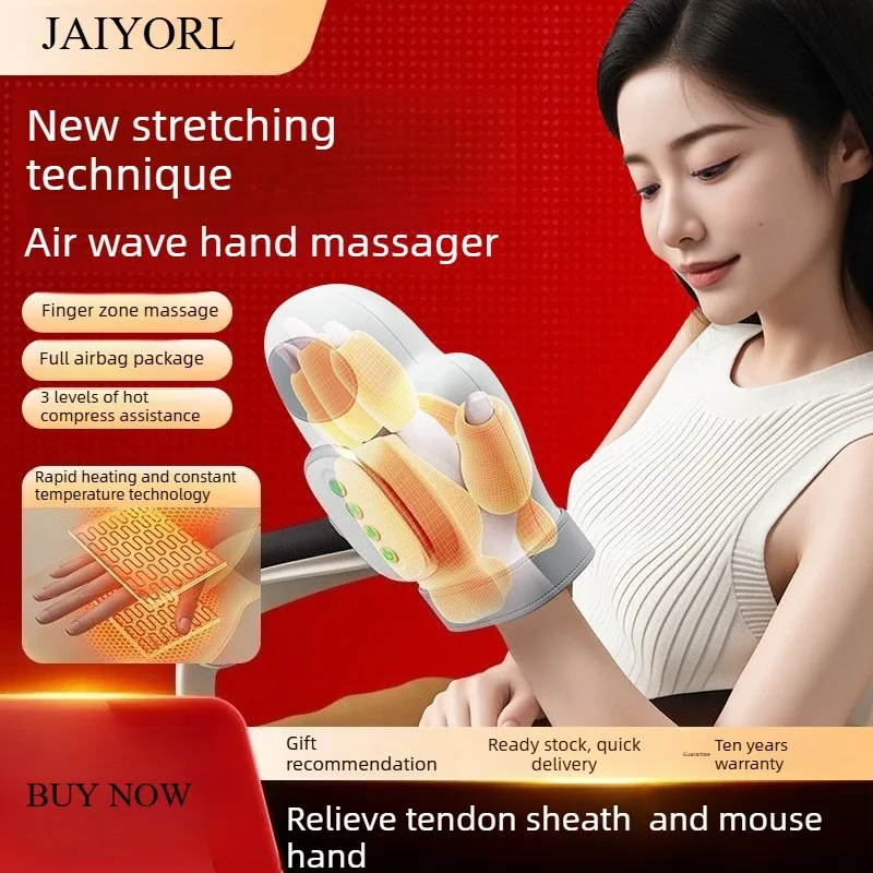

Multifunctional Finger and Hand Massager Electric Hot Compress Airbag Clamping Fully Automatic Home Wireless Portable Massager