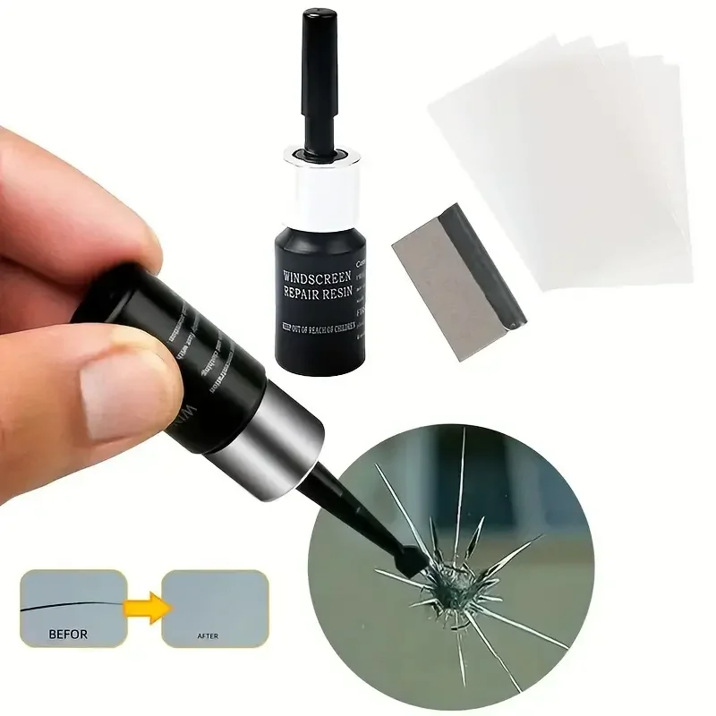 DIY Car Windshield Cracked Repair Tool Upgrade Auto Glass Repair Fluid Auto Window Scratch Crack Restore Car Accessories