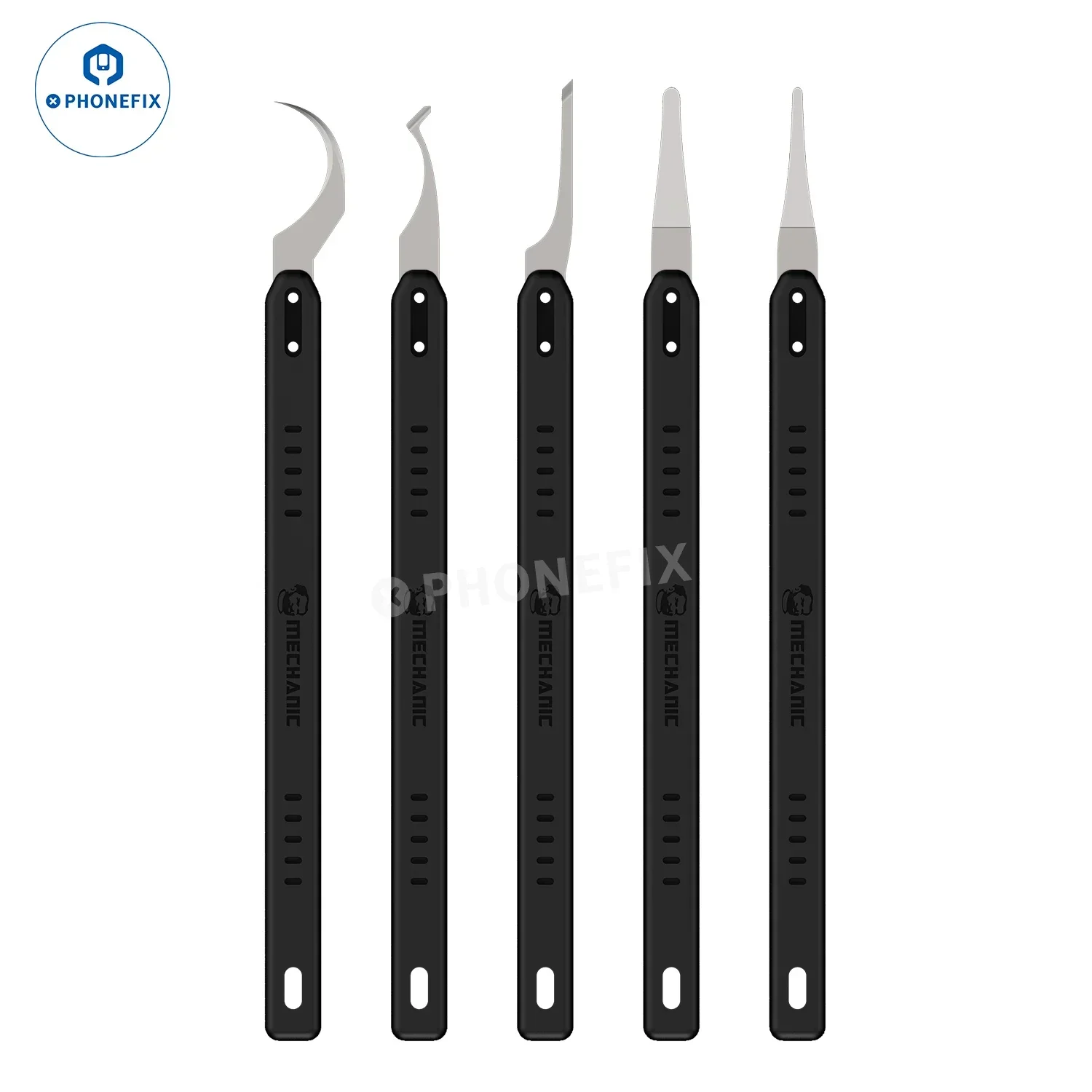 Mechanic 5pcs CPU IC Glue Remover Phone Repair Tool Chip Repair Thin Blades Piratical Repair Hand Tool For Mobile Phone Computer