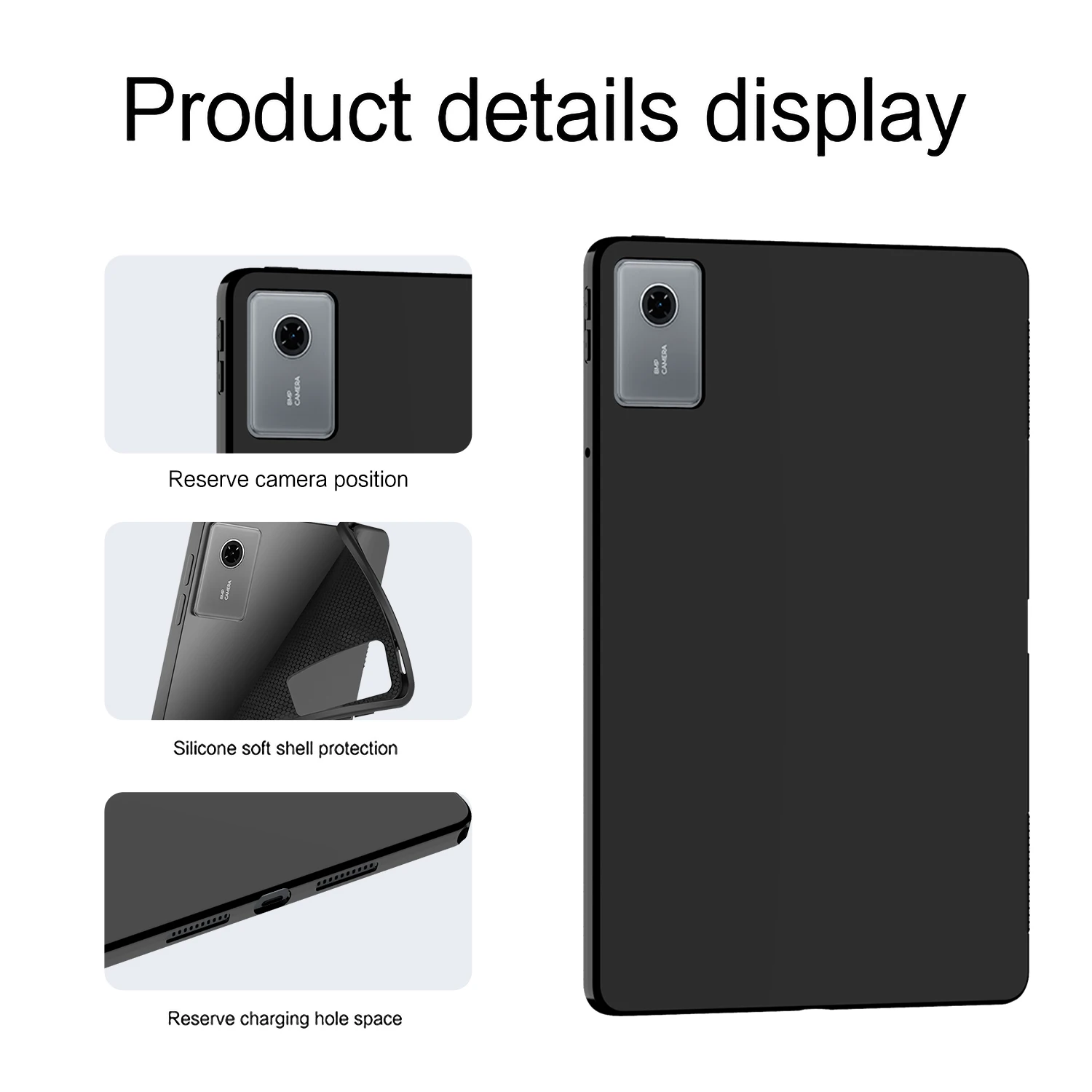 Soft Case For Lenovo Idea Tab 11-inch TB336FU/ZU Silicone Cover Shell for Xiaoxin Pad 11 2024 2025 Tab M11 11