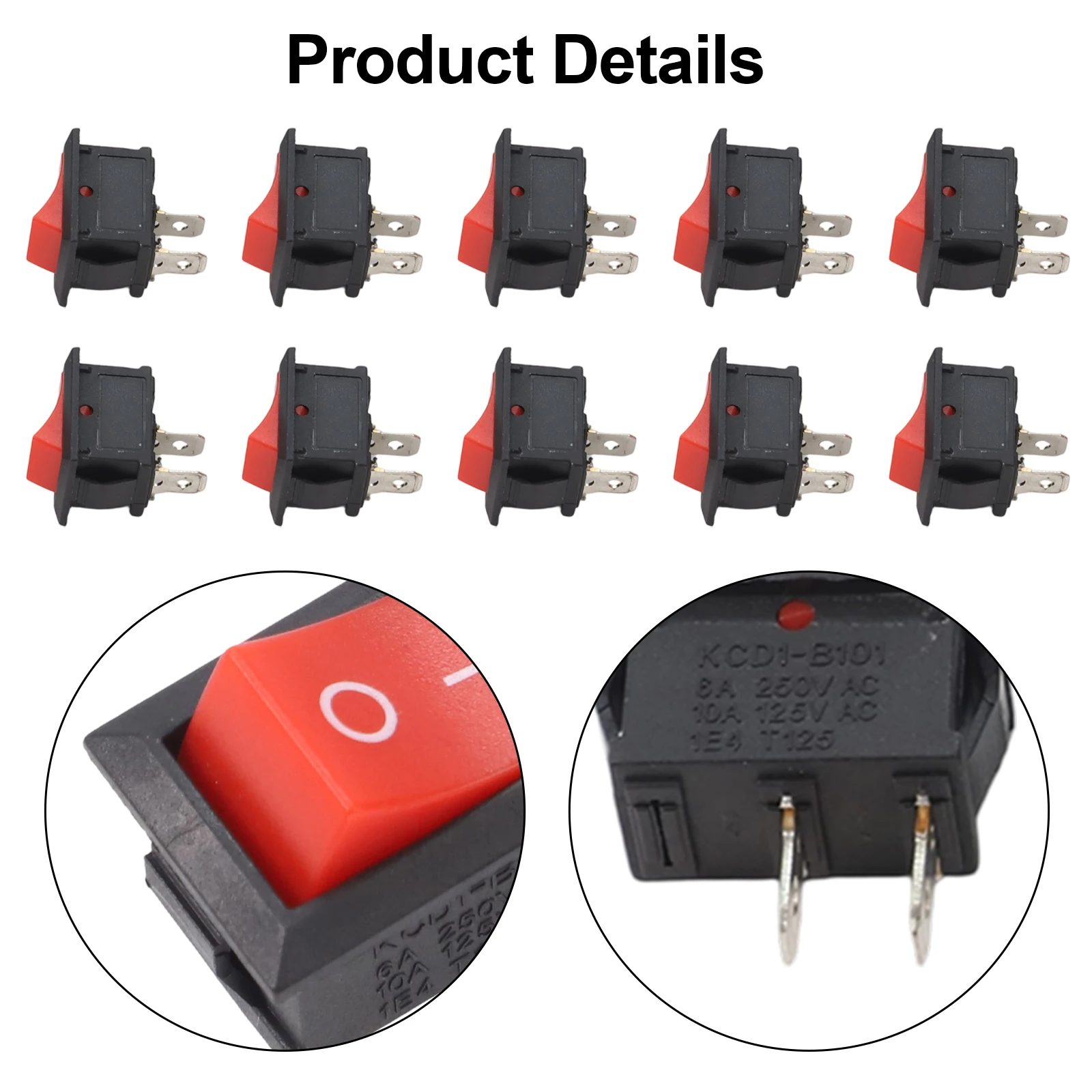 Robust KCD1101 Rocker Switch Designed for Long Lasting Performance in Household Appliances and Electronic Scales