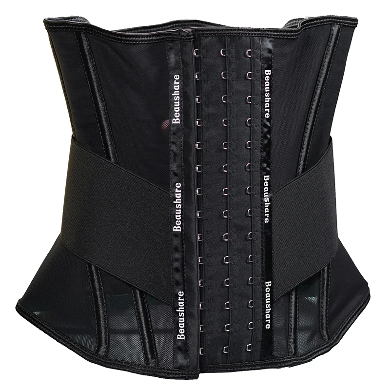 

Latex Waist Trainer Body Shaper Corset Underbust Shapewear Women Steel Bone Cincher Slimming Belly Sheath Sport Girdle