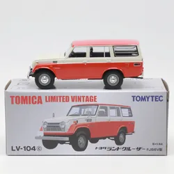 1:64 Tomytec Tomica TLV 104C 193a LANDCRUISER FJ56 SUV Simulation Alloy Static Car Model Toy Gift