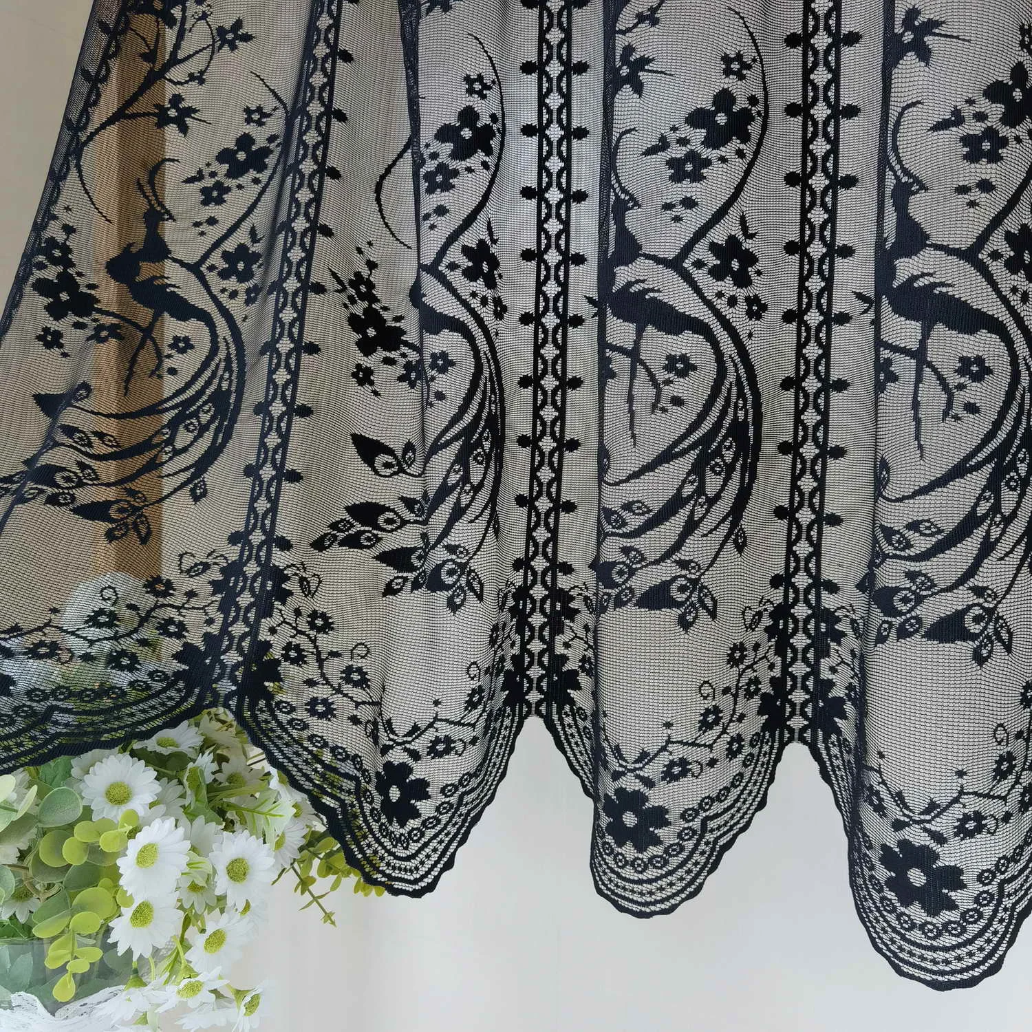 White Sheer Short Curtains Pea - огляд і ціна Commercial Kitchen Canopy