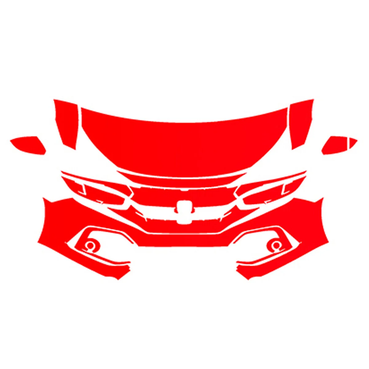 

Прозрачный бюстгальтер PPF с предварительной окраской пленкой для Honda Civic SI Coupe 2017-2019