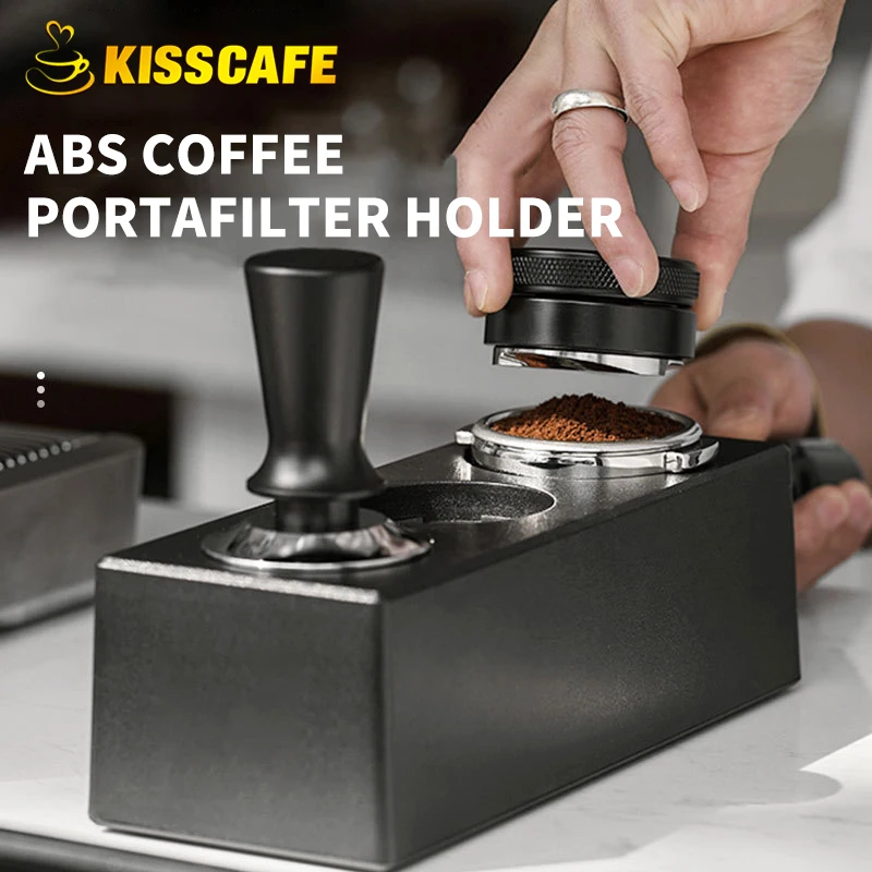 Coffee Tamper Mat Station Stand Portafilter Holder Support Base Rack ABS For 51MM 54MM 58MM Espresso Accessories Barista Tools