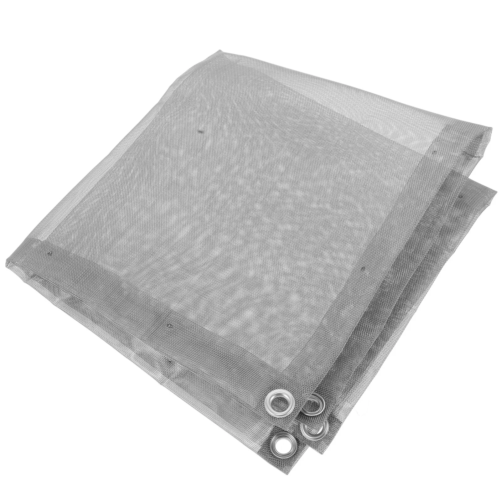 

Portable Stainless Steel Fire Pit Mesh Screen Foldable Replacement Outdoor Camping Barbecue Grill Cooking Accessory Grey