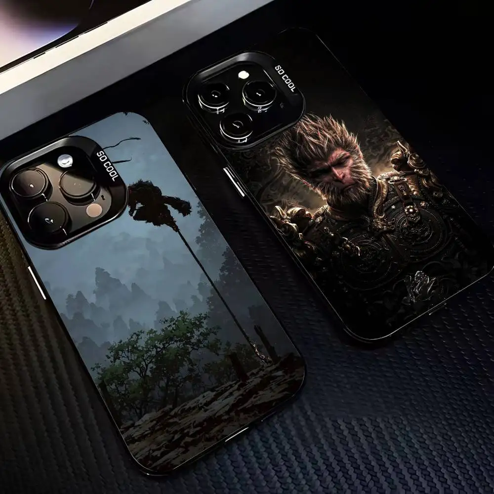 

Ethereal Monkey Sage in Shadow Phone Case For iPhone 16,15,14,13,12,11,Pro,MAX White Matte Shockproof Cover