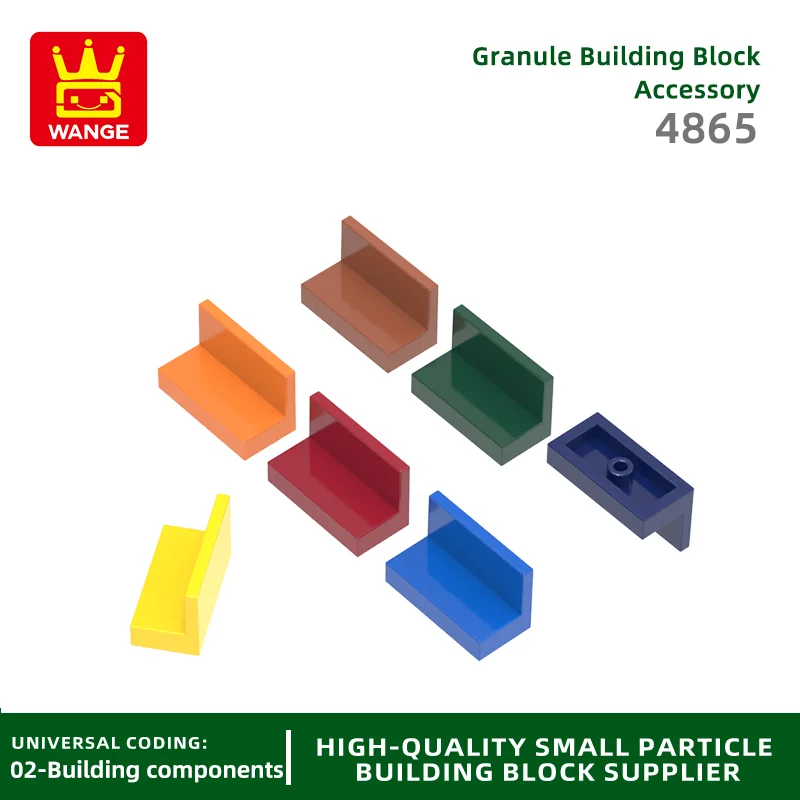 Wange 4865 50g/108Pcs Wall Panel Building Block Moc Seat Color Accessories Compatible with Brick DIY Children's Toy Assembly