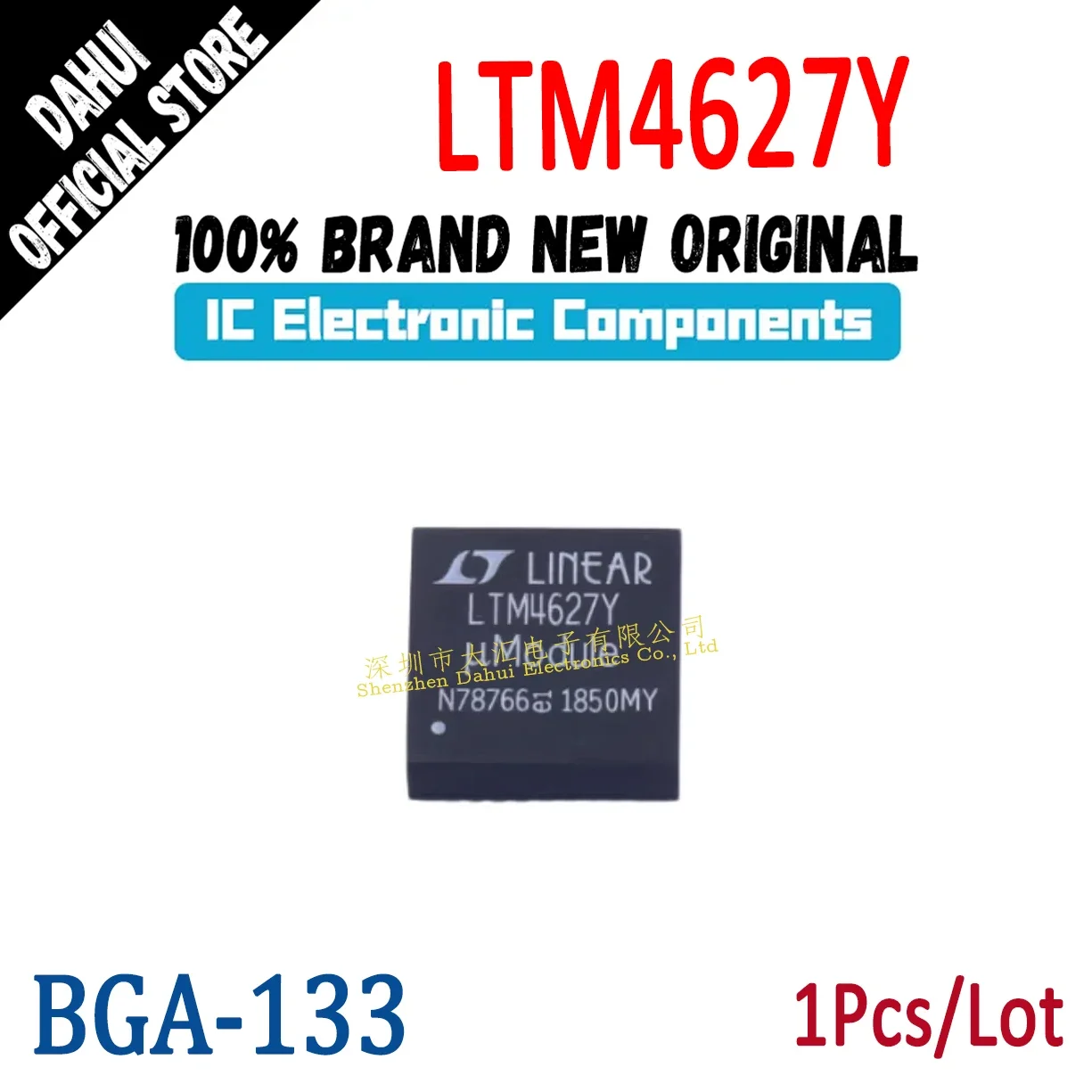 

(1Piece) 100% New Original LTM4627IY#PBF LTM4627EY#PBF LTM4627IY LTM4627EY LTM4627Y LTM4627 BGA-133 IV/EV compatible chip IC