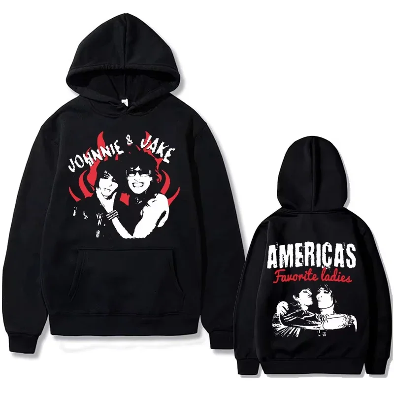 

's Favorite Ladies Jake Webber Johnnie Guilbert Hooded Women Fashion Casual Sweatshirt Men Oversized Hoodies Fashion