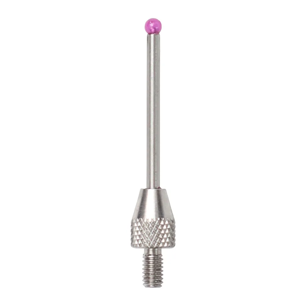 Steel Head 2mm Carbuncle M2 5 Thread Micrometer Gauge Probe Suitable for Dial Indicators and Computing Instruments