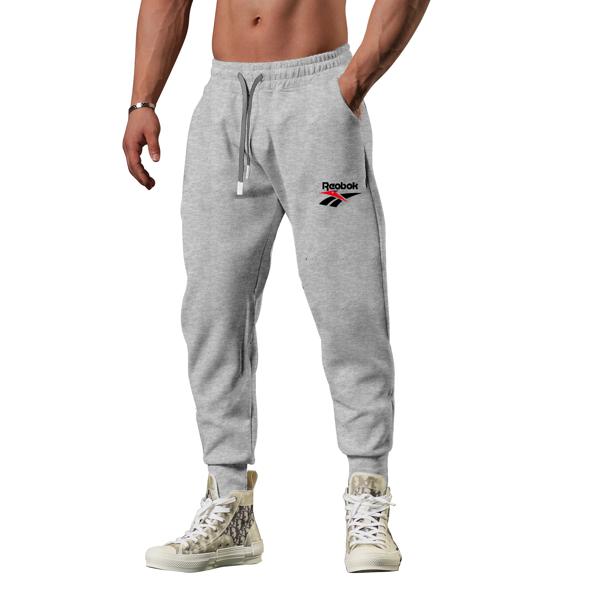 Koop Heren Jogging Joggingbroek Dagelijkse Joggingbroek Hot Casual Full Match 2024 Nieuwe Mode Vier Seizoenen Sport Heren Joggingbroek