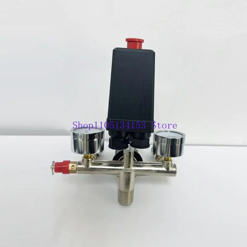 hg89 Industrial Air Compressor Pumps Component Auto Load Unload System 90-120PSI Operation Range Pressure Switches