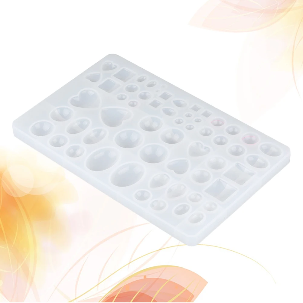 

Crystal Patch Mold Jewellery Molds with Hanging Hole for DIY Jewelry Silicone Resin Pendant Mould Casting