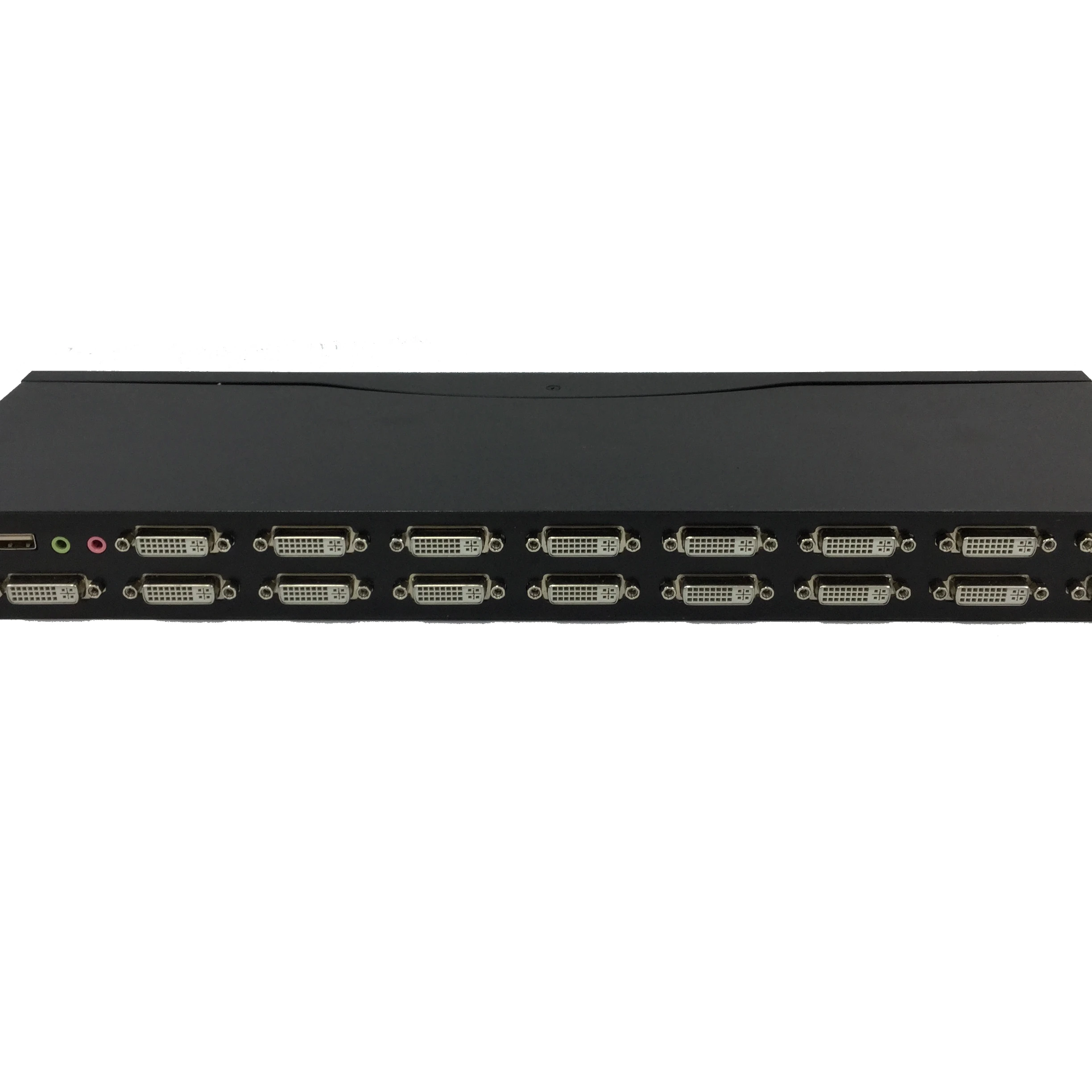 

Factory can OEM 16 port Full-Auto USB DVI KVM switch high quality 16 input 1 output with hub DVI KVM Switch 1920X1440@60HZ