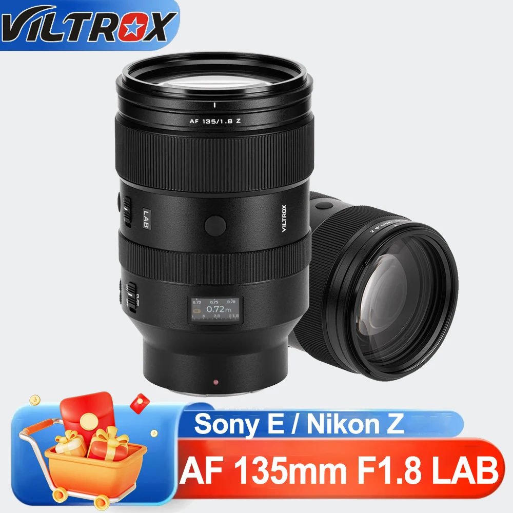 

Объектив Viltrox AF 135mm F1.8 LAB Full Frame с автофокусом для камер Sony E/Nikon Z (A7R3/R6/Z7/Z8)