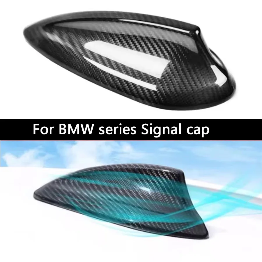 For BMW 2 3 4 series F30 F32 G22 M2 F87 M3 F80 G80 M4 F87 G82 Carbon fiber antenna cover shark fin signal cover decorative cover