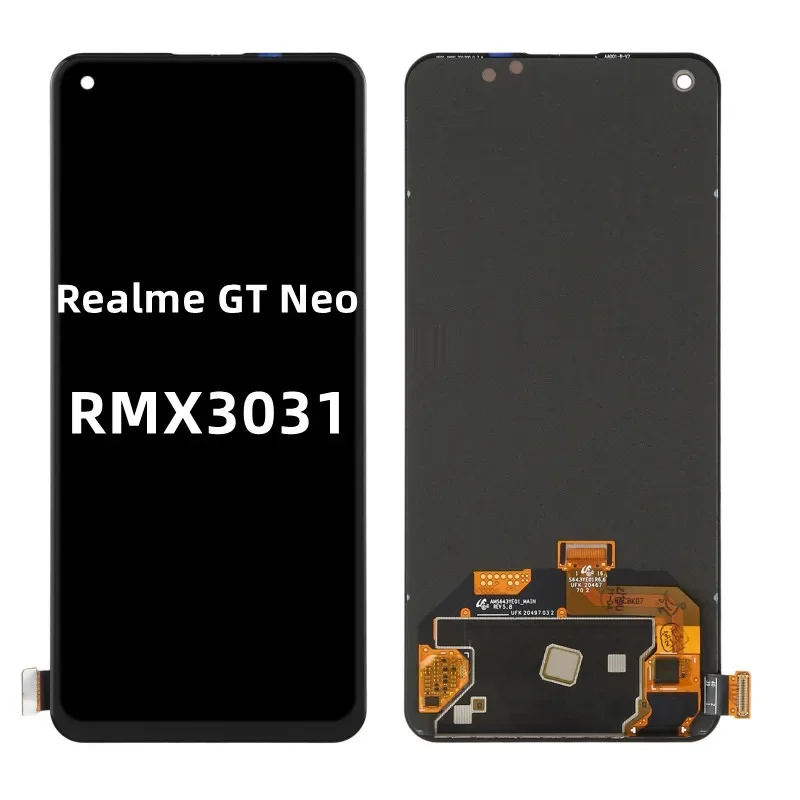 LCD Display Screen TFT / HXD For Realme GT Neo 2 2T 3 OPPO LCD RMX3031 RMX3357 RMX3370 Neo2 Touch Digitizer Assembly Replacement