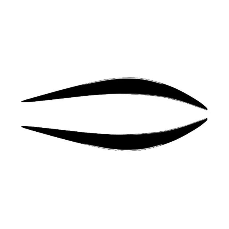 Headlight Eyelid Headlamp Eyebrow Sticker Strip Trim Cover For Infiniti Q50 2014 - 2022-Y79A