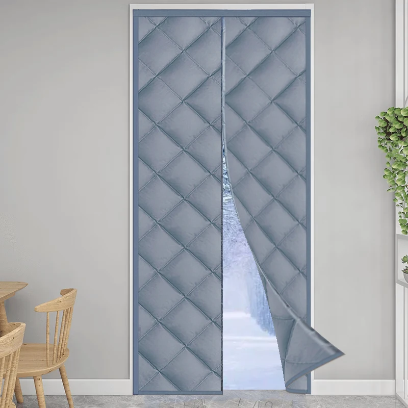 

Magnetic Waterproof Soundproof Door Cover Portable Door Screen Thermal Insulated Winter Curtain
