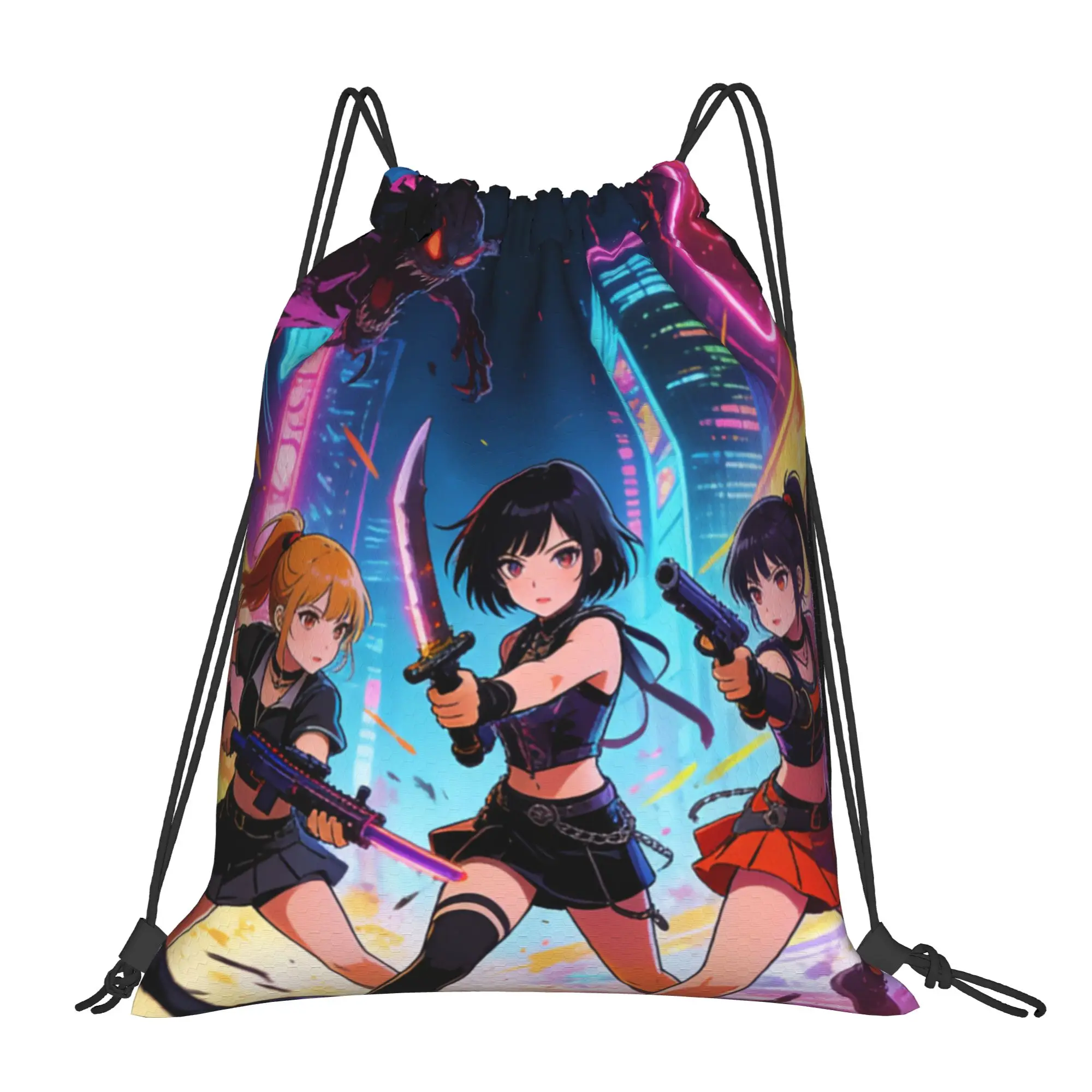 K POP 44  Drawstring Bags Hiking Unisex Storage Organize Bundle Pocket Rope Bag
