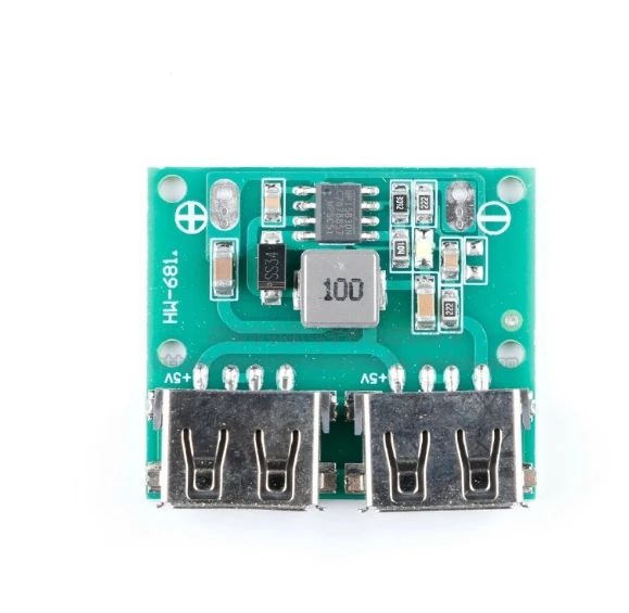 Taidacent 9V 12V 24V to 5V 3A DC-DC Step-down Power Module Voltage Regulator Phone Charger Converter Dual USB Car Charger