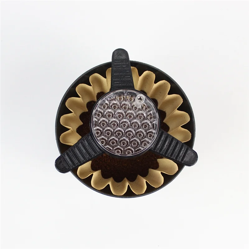 

AC39-Coffee Dripper Filter Holder Evenly Drip Filter Lazy Hand Filter Cup Shower Bracket Set Coffee Accessories