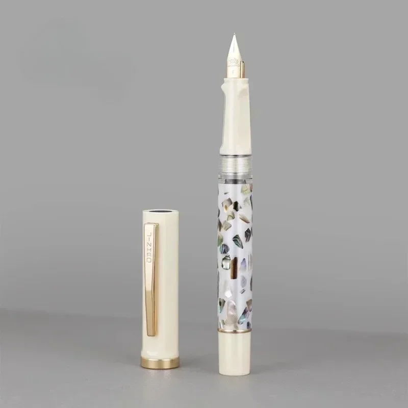

Jinhao Shell Carving Fountain Pen EF F 0.38 0.5MM Students Adult Practicing High-grade Exquisite Business Office Signature Pen