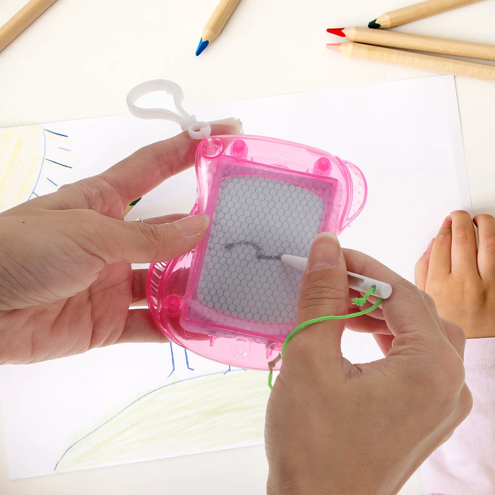 4Pcs Mini Magnetic Drawing Board Doodle Pad Perfect Gift for Birthday Christmas Party Favors Erasable Random Color