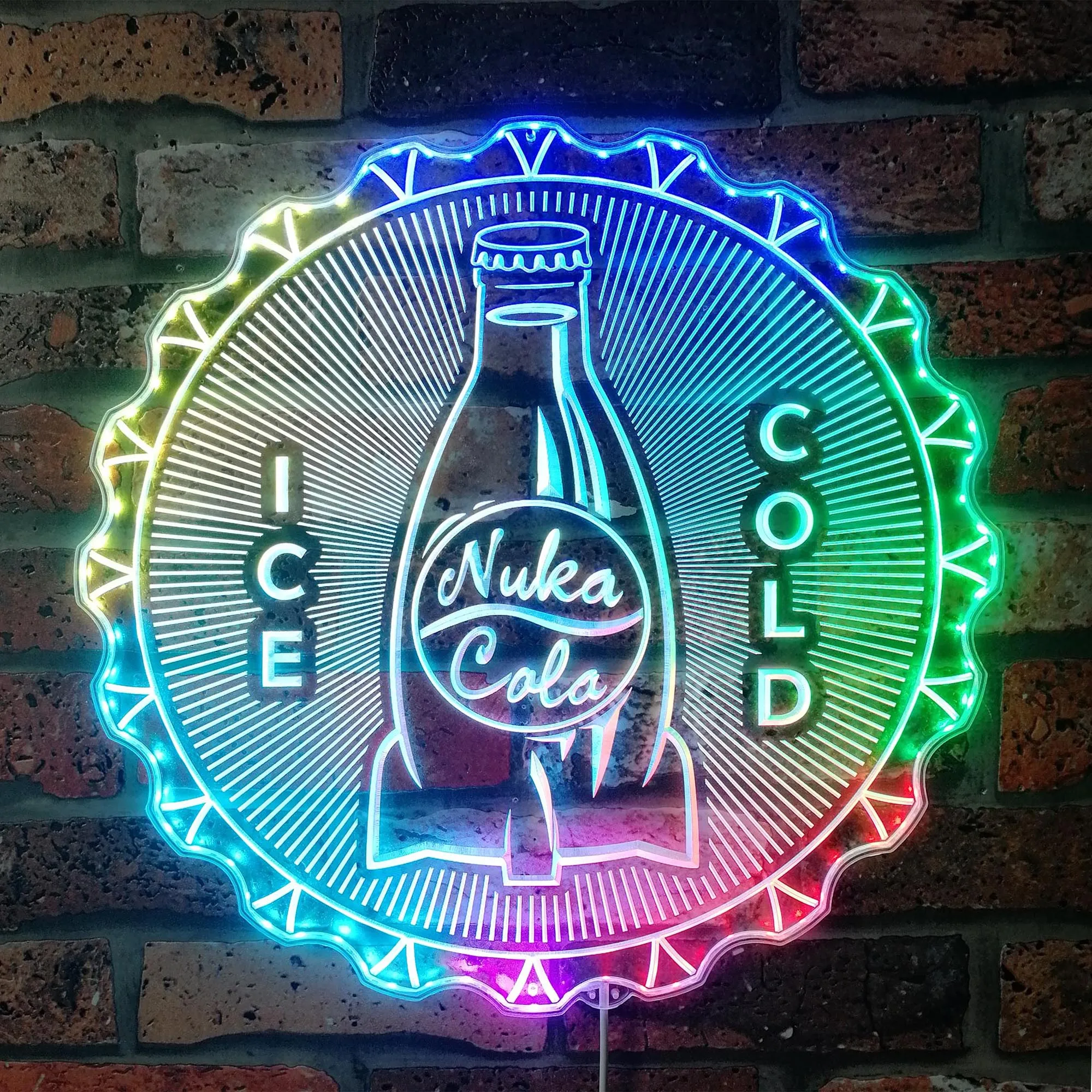 

Nuka Cola Neon LED Sign, Gamer Night Light LED Sign, Game Room Neon Sign