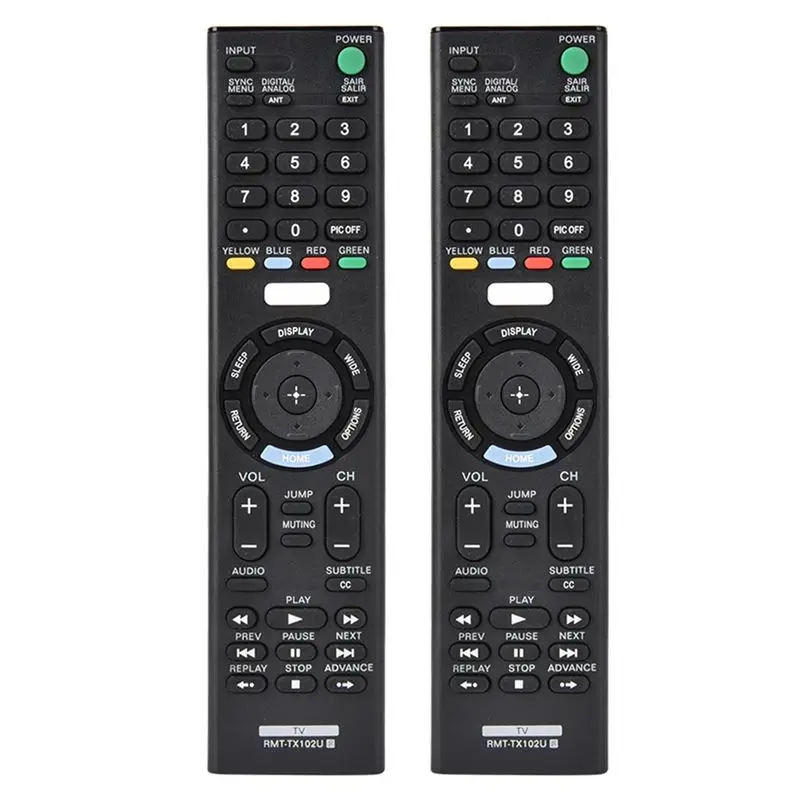 ABKQ-2X Smart TV Remote Control For Sony Rmt-Tx102u For Rmt-Tx100d Rmt-Tx101j Rmt-Tx101d Rmt-Tx100e Rmt-Tx101e Rmt-Tx200