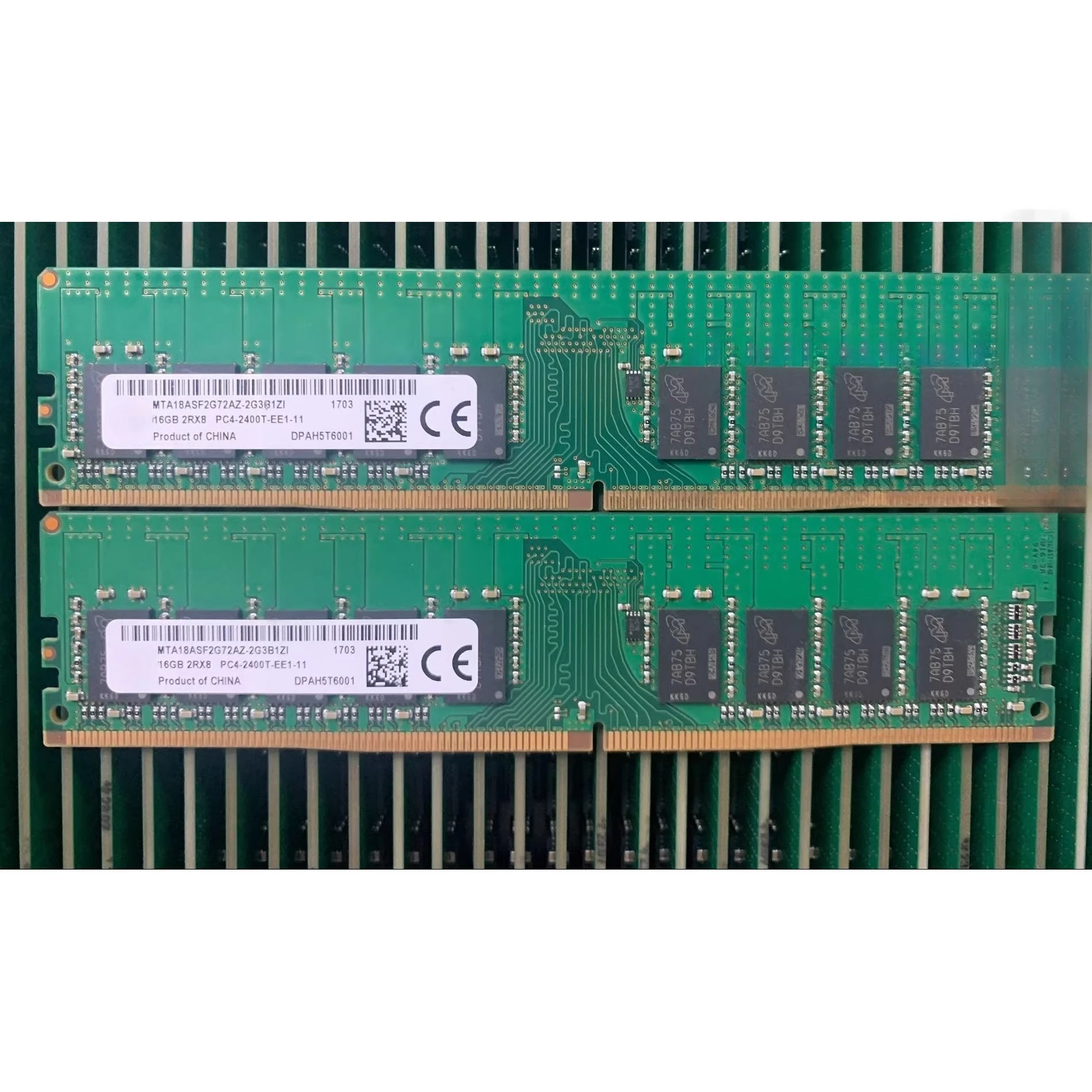 

For Micron DDR4 16G 2400T pure ECC server memory R230 T30 support E3-12XX V5 V6